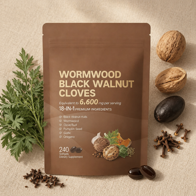 Revane Wormwood Black Walnut Cloves — 18-in-1 Botanical Gut Cleanse Formula