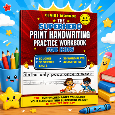Hero Mission Handwriting Practice for Kids