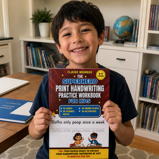 Hero Mission Handwriting Practice for Kids